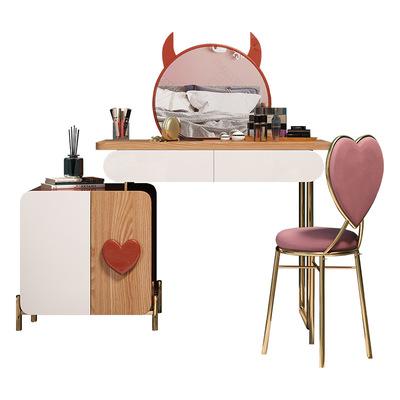 China (Size) Adjustable Modern European Style Dressing Table and Vanity Set Dressing Table with Storage Drawers for sale