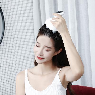 China Wet And Dry Dual Use Electric Scalp Massager Reverse Kneading Head Device Massager With Four Heads for sale