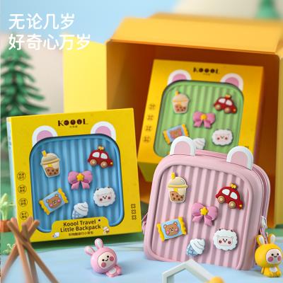 China Waterproof 2021 New DIY Children's Creative Flash Color Backpack for sale