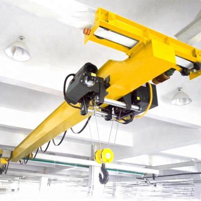 China Bridge Crane Hoist Lifting 3 5 10 20 35 Ton Single Girder Suspended Underslung Bridge Crane for sale