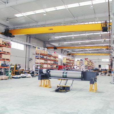 China Bridge Crane European Design Smooth Speed ​​Single Girder Roof Mobile Overhead Bridge Crane for sale