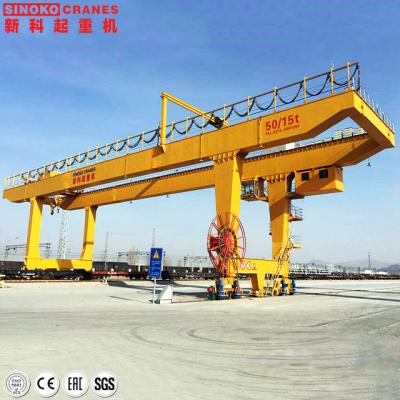 China RTG Container Hafen Rail Crane Price 10 40 Ton 100tons Gantry Crane Specifications for sale