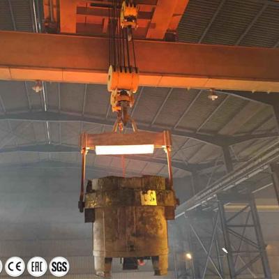 China Aux pocket. QDY Bridge Crane 50t Crane 20t Double Girder Main Crane For Metallurgical for sale