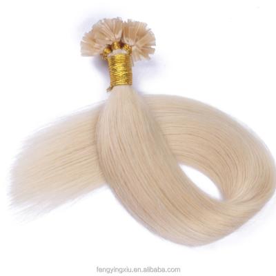 China Silky Straight Wave Keratin Hair Extension u/Nail Tip Fusion Hair Extensions 18