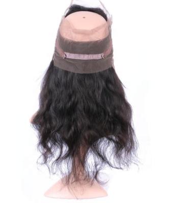 China 360 2021new straight lace headbands 10A kinky accented full 613 hd 360 transparent curly blond lace headband for sale