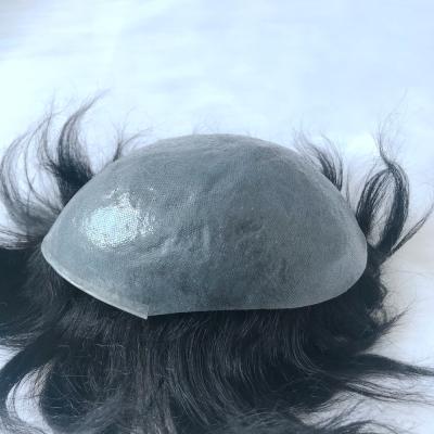 China New Super Thin Full Skin Men's Hair Pieces Hairpiece Toupee, Hair Piece For Men Toupee for sale