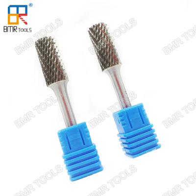 China Good performance factory supply type A carbide rotary burrs for machining metal for sale