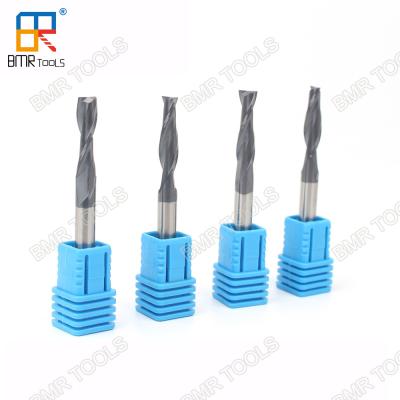 China BMR TOOLS coated cnc router bit 6 x 25 x 50mm 2flute end mill for wood cutting for sale