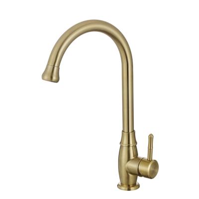 China Sense Faucets Water Brushed Traditional Mixer Tap Sink Faucet Kitchen for sale