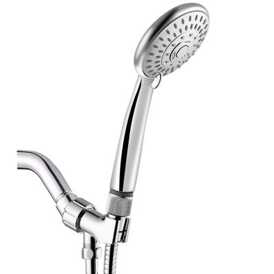 China With Diverter 5 Spray Settings Handheld Shower Handheld Showerhead with Hose and Adjustable Bracket for sale