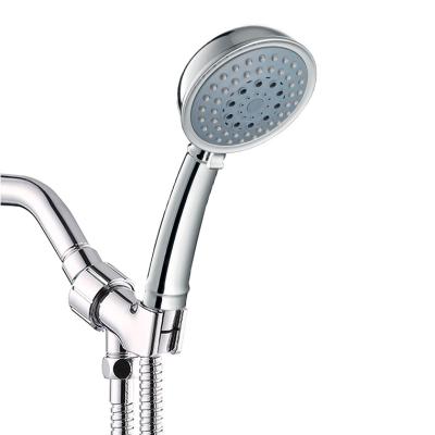 China With Diverter 5 Spray Settings Hand Held Showerhead Kit With Adjustable Bracket And Hose for sale