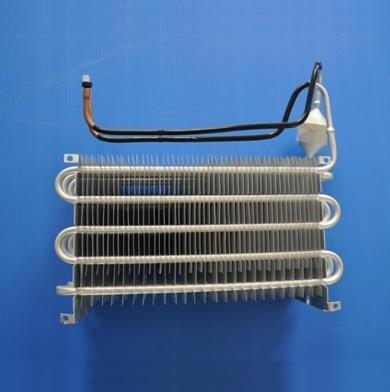 China Blue Coating Fin Tube Heat Exchanger / Finned Pipe Heat Transfer Copper Material for sale