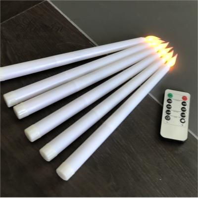 중국 Wholesale remote control electric long LED taper candle for candle holder decoration weddings 판매용