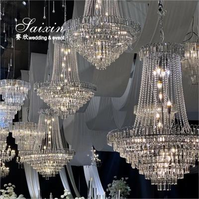 Chine SX-CH237 Vente à chaud Chandeliers de cristal K9 bon marché Pour les accessoires de mariage Décoration de l'événement à vendre