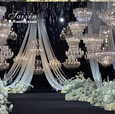 China 6 Lights Crystal Chandelier Lamp For Hotel Decoration for sale