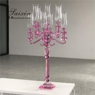 China Add a Touch of Glamour with 9 Arm Crystal Chandelier in Candelabra Style zu verkaufen