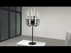 New Beautiful 20 arms black candelabra