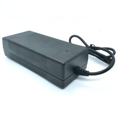 China Conveient 54.6v7a 382.2w lifepo4 battery charger safe ac 100-240v to dc 54.6v 7a chargers batteries power supply for electric bike for sale