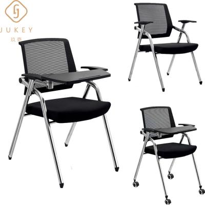 China Training Center Mesh Folding Chair Foldable Foldable Writing Table Folding Chair for sale