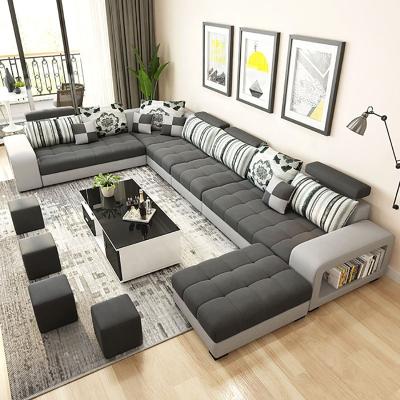 China Living Room Adjustable Sofa Nordic Style 6 (Other) Seat Sets U Shape Sofa Set Designs for sale