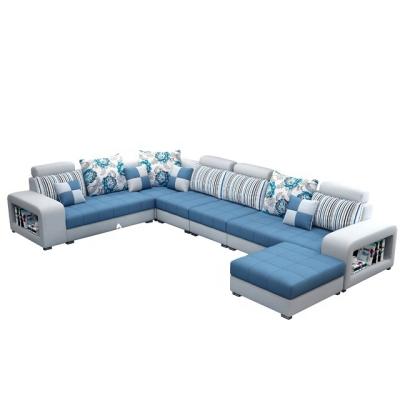 China 2020 Convertible Set Design Fabric Living Room Furniture U Shape Sofa Living Room Sofa 6 Seat Best Sofa for sale