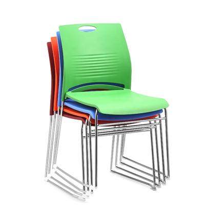 China Conference Extendable Modern Cheap Chair Visitor Waiting Room Chair Stackable Desk for sale