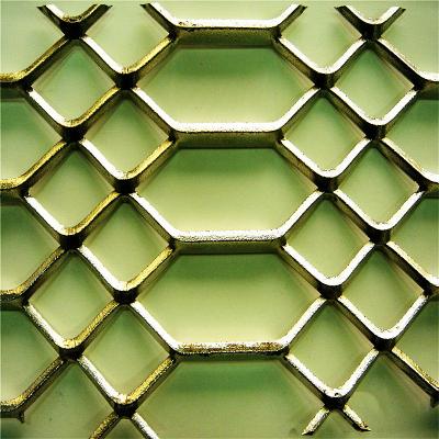 China Expanded For Roof Safety Deck Metal Galvanized Expanded Metal Mesh Diamond Expanded Metal Mesh for sale