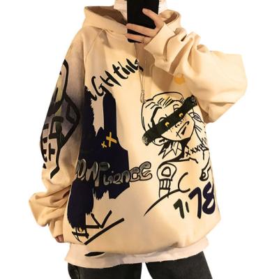 China Anti-pilling 2022 Best Spring Graffiti Cotton Hoodies Custom Sale Sweatshirts For Plus Size Unisex Oversized Men's Sweatwear for sale