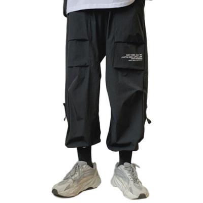 China Waterproof 2022 Spring Casual Fashion Custom Cargo Pants Side Pockets Pants Men Hip Hop Harem Sports Jogger Sweatpants For Men for sale