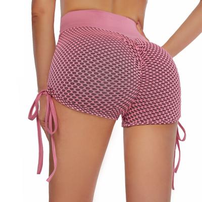 China Women's Seamless Adjustable Shorts Butt Lift Booty Workout Crack! crack! that textured shorts rouverian sexy sports for sale