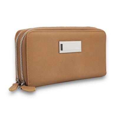 China OEM/ODM RFID women's long wallet saffiano long purse rfid leather clutch wallet for women for sale