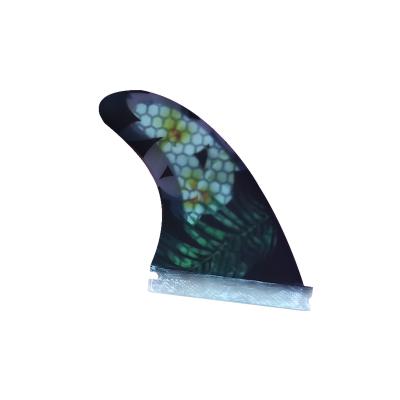 China Surf Accessories Dagger Fins Fiberglass Central Slide-In Lightweight Fin Racing Aluminum Panel Honeycomb Wakeboard Skimboard Skiing Water Sports for sale