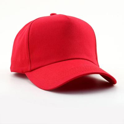 Chine Label tissé annonçant des casquettes de baseball, chapeau rouge de sports du poids léger 80g à vendre