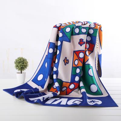 China De Polyester van Hypoallergenicfuzzy flannel plush blanket 100% voor Huis Te koop