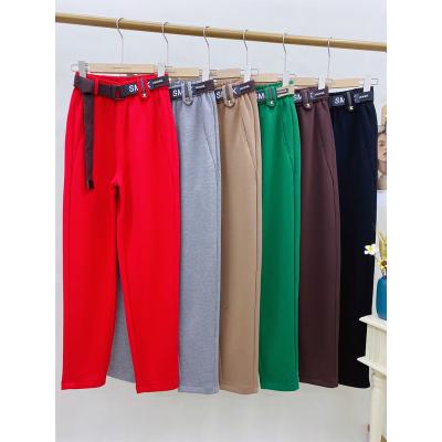 China Wholesale Anti-Wrinkle Women Jogging Jogger Sports Tracksuit Sportswear Air Cotton Sweatpants for sale