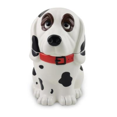 China Airighted Dog Canister 3D Ceramic Dog Shape Storage Jar Dolomite Dog Cookie Jar for sale