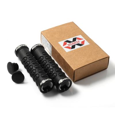 China Skid Resistance Shock Absorb Silicone Cool Skeleton Rubber Grip For Bicycle Use / Doodlebike for sale