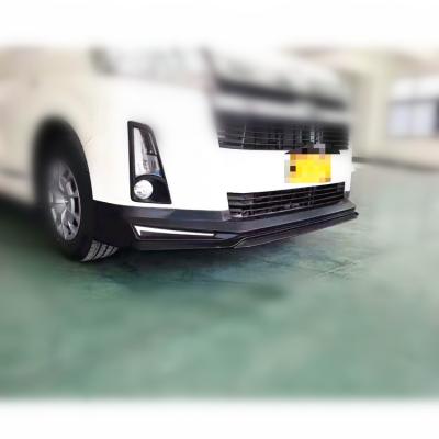 China 2019 new hiace 300 ABS plastic front bumper led LIP running LED light hiace lip for sale