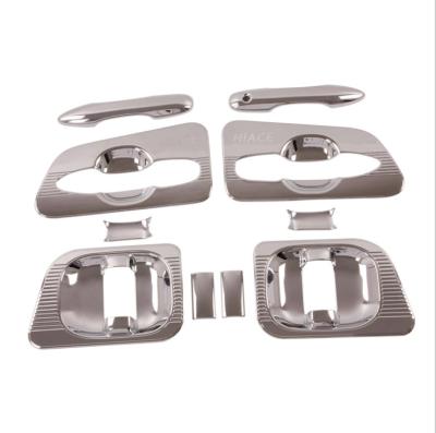 China NEW 2019 ABS hiace parts hiace parts ABS chrome door bowl and handle cover for sale