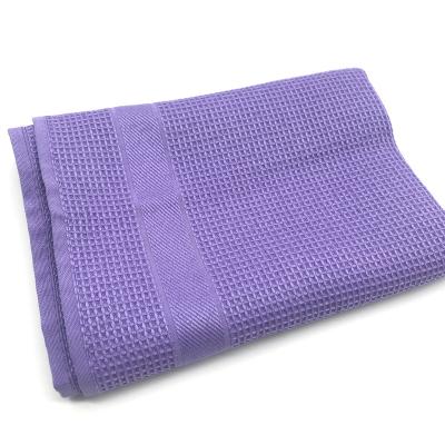 China 42x68cm Purple Color Microfibra Kitchen Towel QUICK DRY Custom Microfiber Kitchen Towel for sale