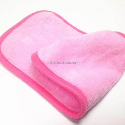 China QUICK DRY Pink Color Makeup Remove Cloth for sale