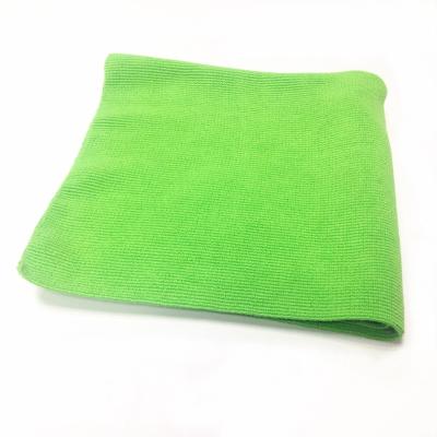 China Compressed Ultrasonic Cut Edgeless Microfiber Towel 350gsm Pearl Microfiber Cleaning Cloth 40x40cm Car Care Microfiber Cloth for sale