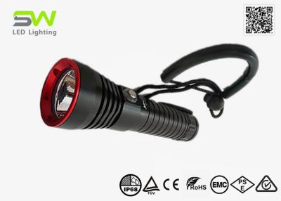 China IP68 Underwater Stepless Dimmable Diving Flashlight Torch Light 100M à venda