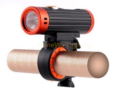 China Waterproof IP64 Bicycle Front Light , Bike Lights With Removeable Mount for sale