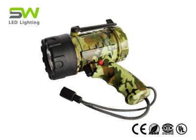 China 3W 300 Lumen Waterproof Rechargeable Spotlight With Wall Charger , Car Charger for sale