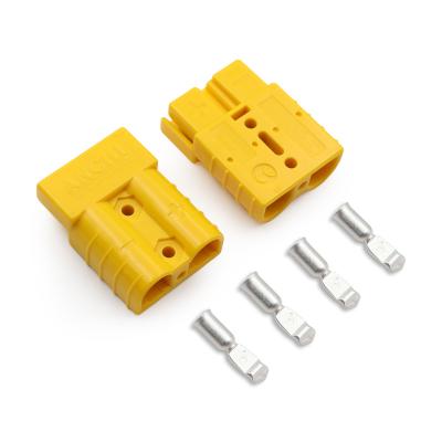 China Connector Anderson style Power Connector 50A 600V yellow 2Pole the battery Model plug for sale