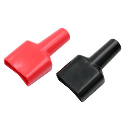 China Connector Dustproof Sheath  50A   Power Connector Plug Sheath Plastic Power Sheath PVC Bipolar Sheath for sale