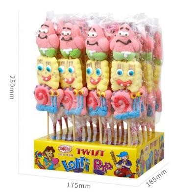 China SpongeBob Natural Marshmallow Kebab for sale