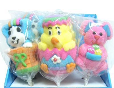 China Natural Easter Marshmallow Lollipop for sale