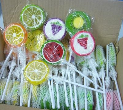 China Natural fruit lollipop 30g for sale